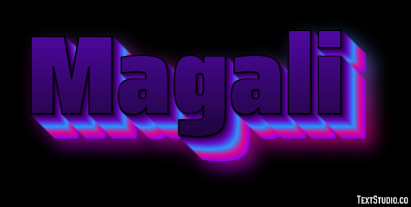Magali Text effect