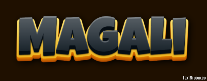 Magali Text Effect