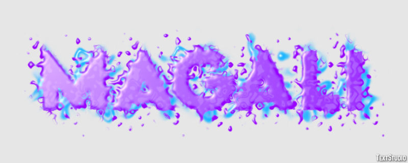 Magali Text effect