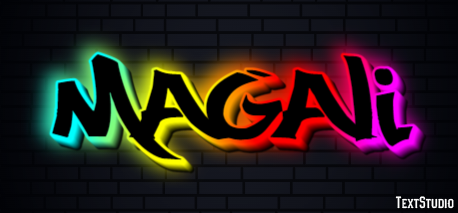 Magali Text effect