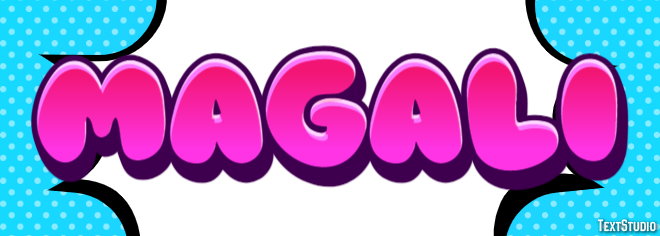 Magali Text effect