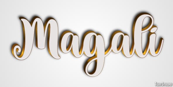 Magali Text Effect