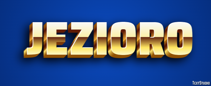 Jezioro Tekst effect