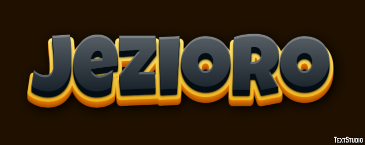 Jezioro Tekst effect