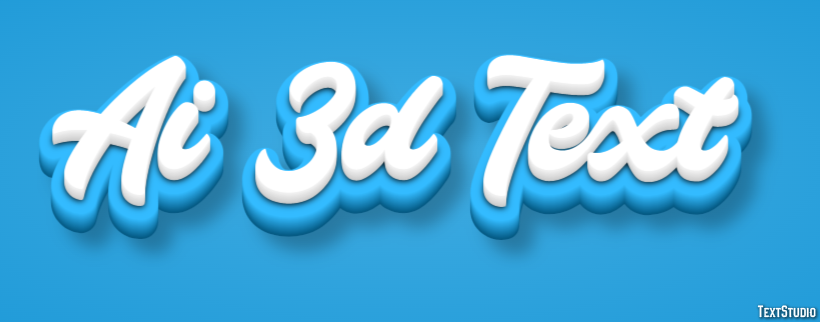 Ai 3d Text Effetto testo