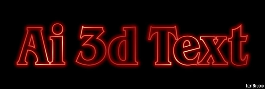 Ai 3d Text Эффект текста