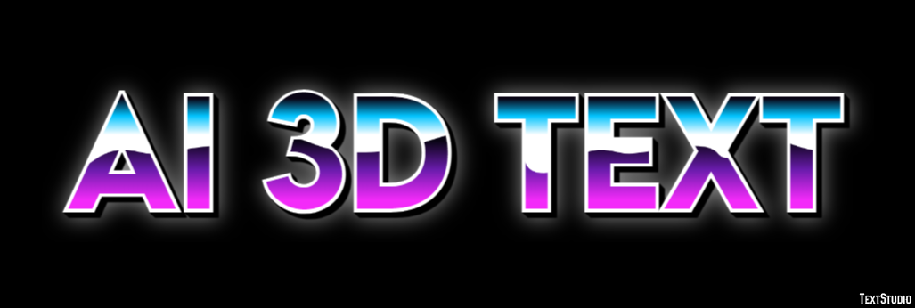 Ai 3d Text Effetto testo