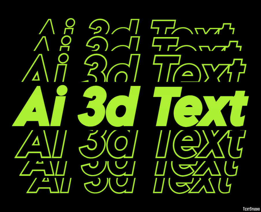 Ai 3d Text テキスト効果