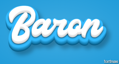 Baron Text effect