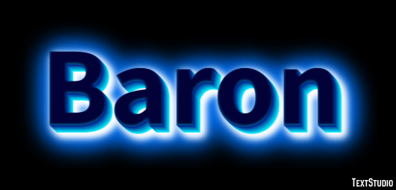 Baron Text Effect