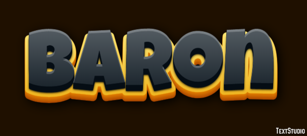 Baron Text Effect