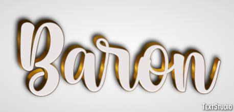 Baron Text effect