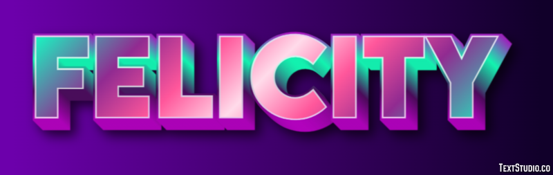 Felicity Эффект текста