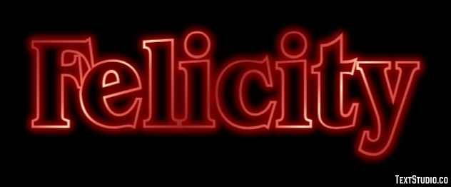 Felicity Эффект текста