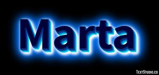 Marta Эффект текста