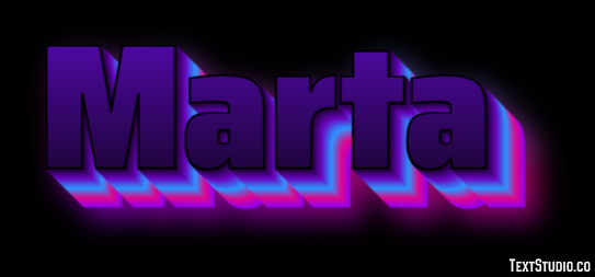Marta Texteffekt