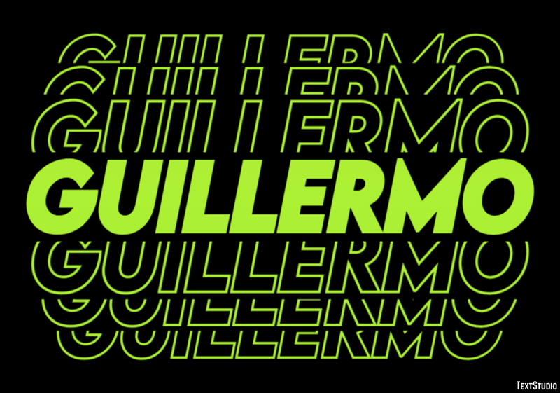Guillermo Efecto de Texto