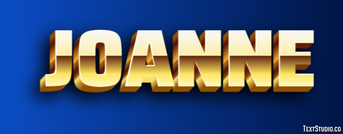 Joanne Text effect
