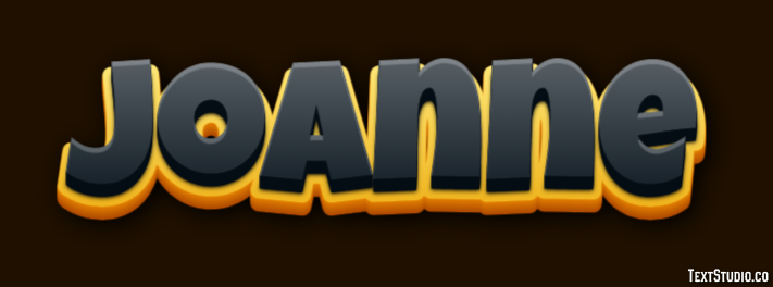 Joanne Text effect