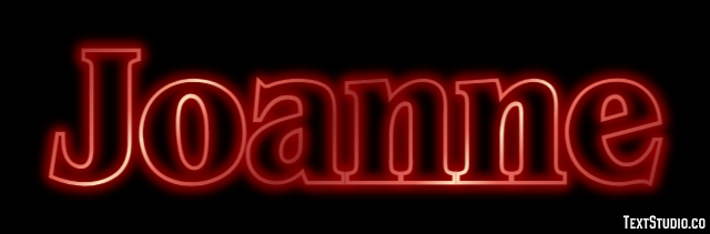 Joanne Text effect