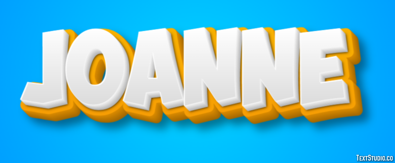 Joanne Text effect