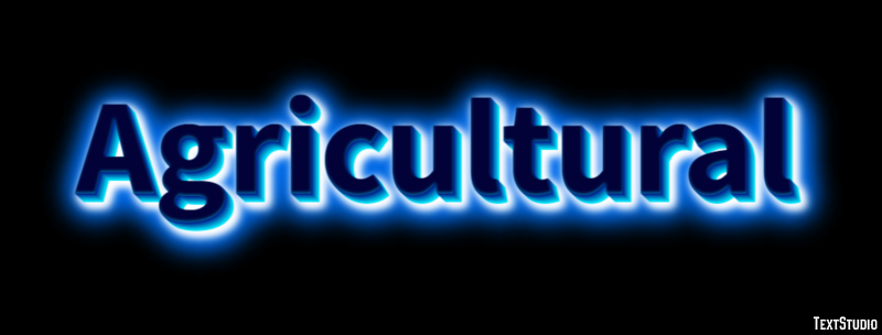 Agricultural Text effect