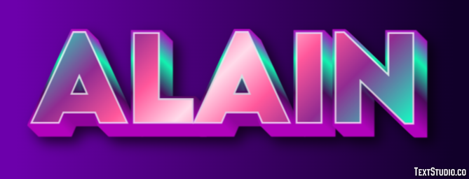 Alain Texteffekt