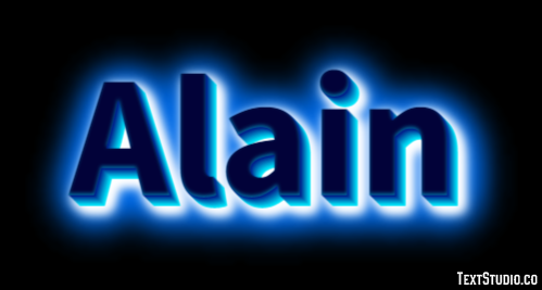 Alain Text Effect