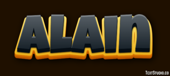 Alain Texteffekt