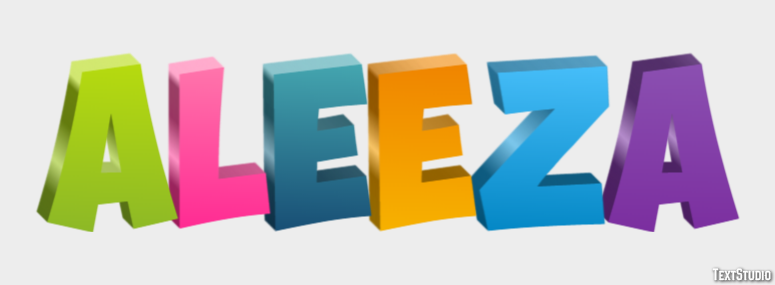 Aleeza Text Effect