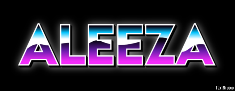Aleeza テキスト効果