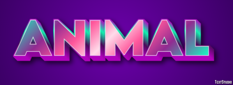 Animal Text Effect