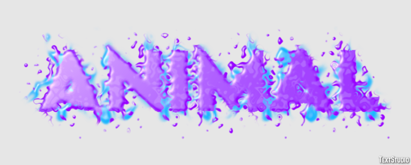 Animal Text Effect