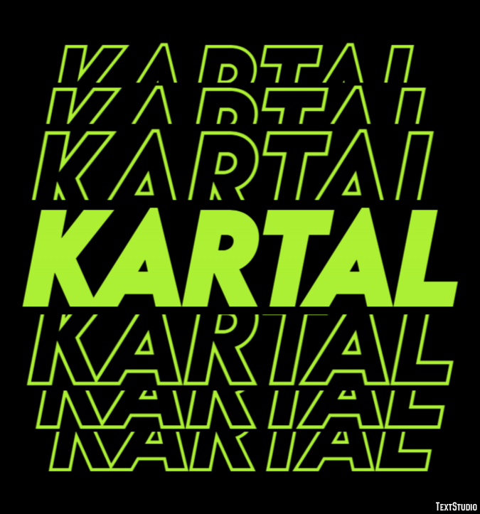 Kartal Effetto testo