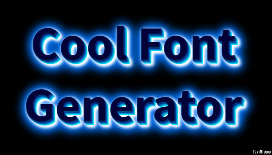 Cool Font Generator Efecto de Texto