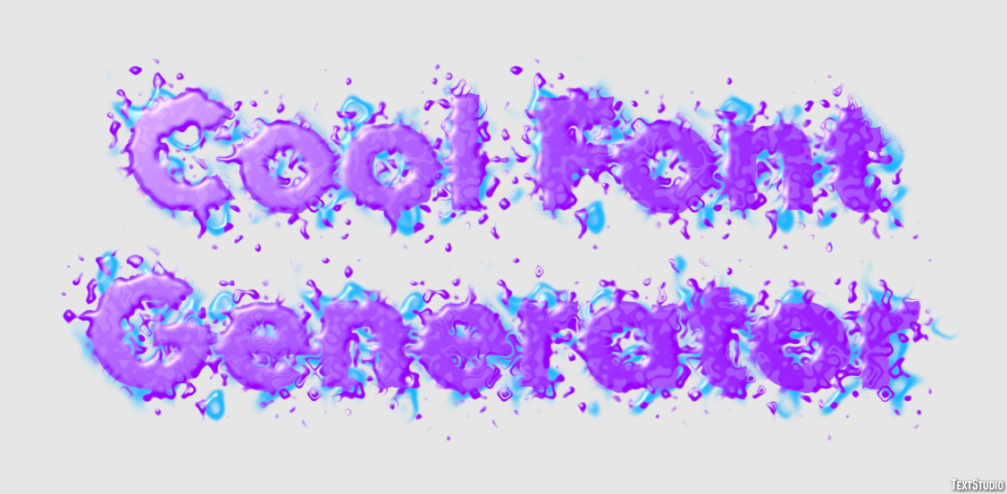 Cool Font Generator Efekt tekstowy