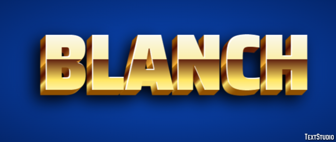 Blanch Tekst Effect
