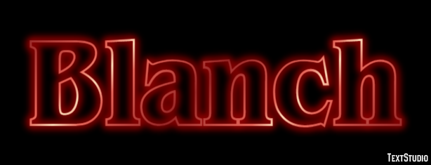 Blanch Effet de Texte