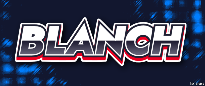Blanch Text effect