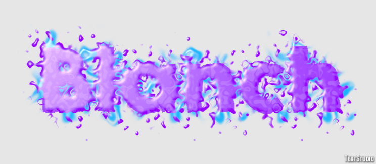 Blanch Text effect