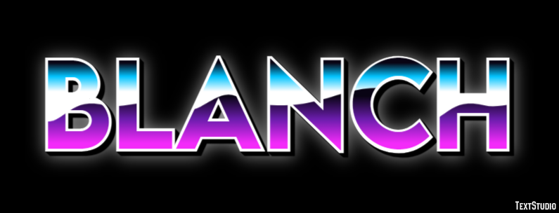 Blanch Text Effect