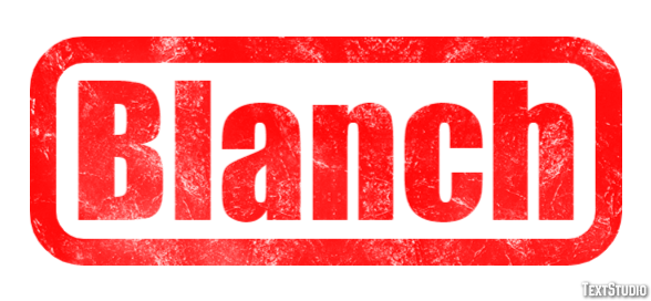 Blanch Text effect