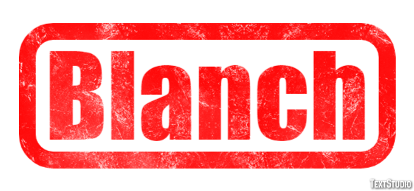 Blanch Text Effect