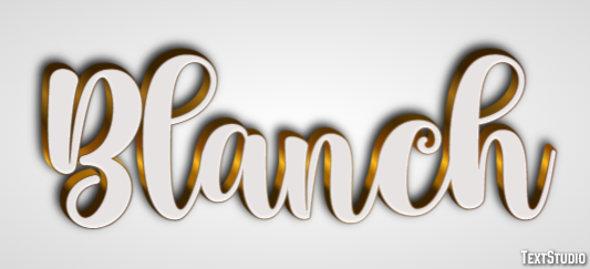 Blanch Effet de Texte