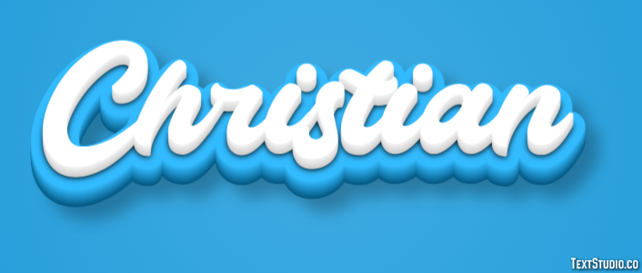 Christian Texteffekt