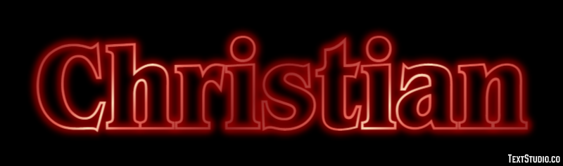 Christian Texteffekt