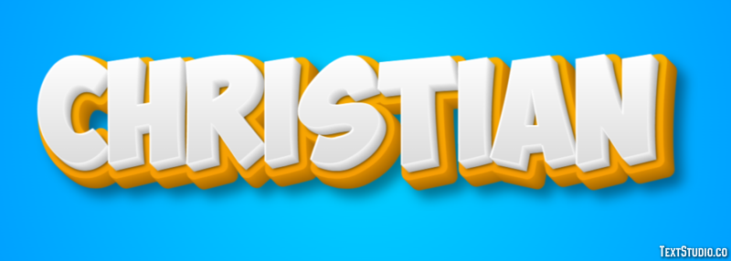 Christian Texteffekt