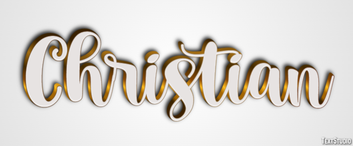 Christian Efeito de texto