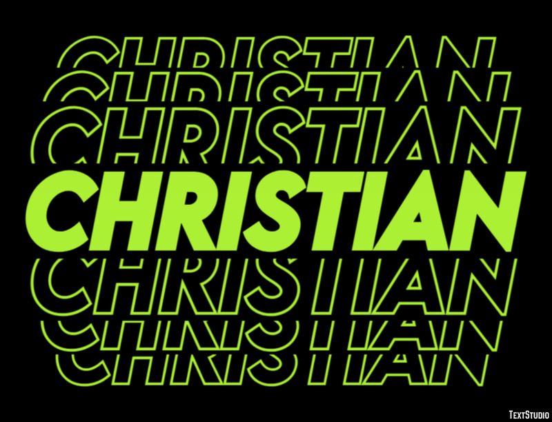 Christian Efekt tekstowy