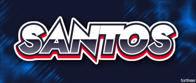 Santos Texteffekt